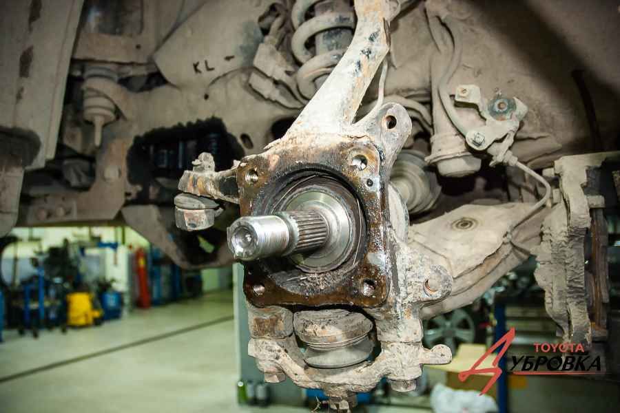 Ремонт подшипника передней ступицы Toyota Land Cruiser Prado 150 - фото 2