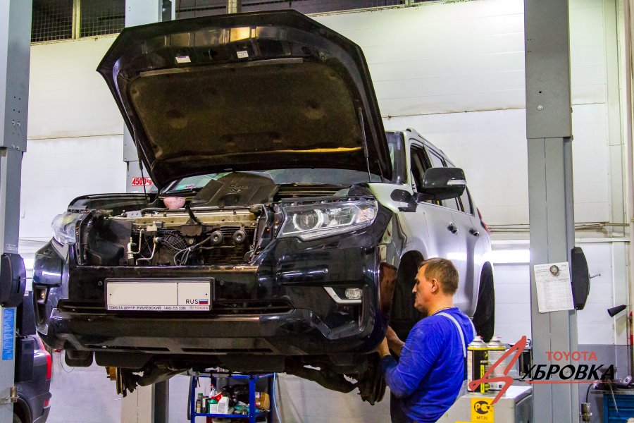 Тойота Ленд Крузер Прадо 150 2015 с новым дизельным двигателем GD 2,8. Тормозная система и мойка радиаторов - фото 23