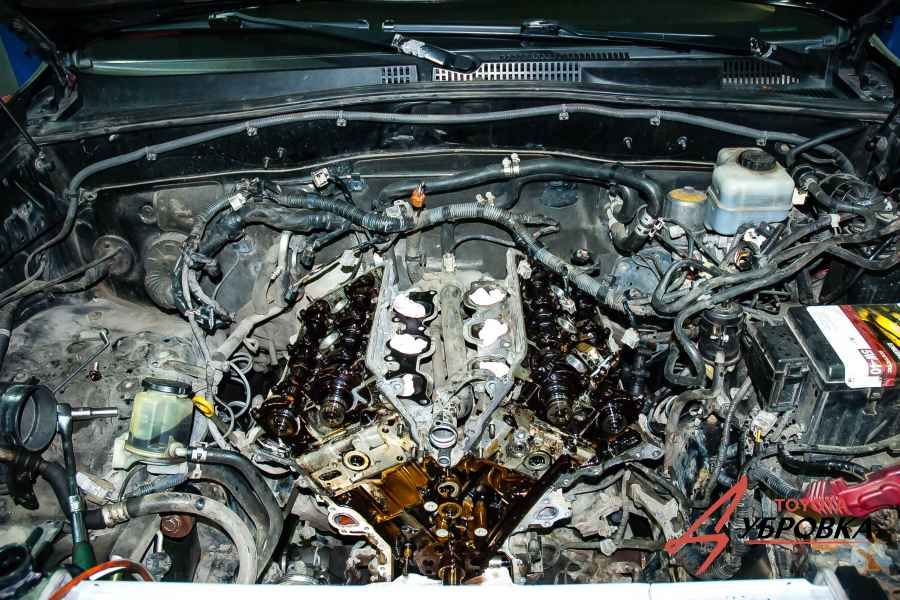 Замена цепи ГРМ двигателя 1-GR-FE Toyota Land Cruiser Prado 120. Часть 2 - фото 1