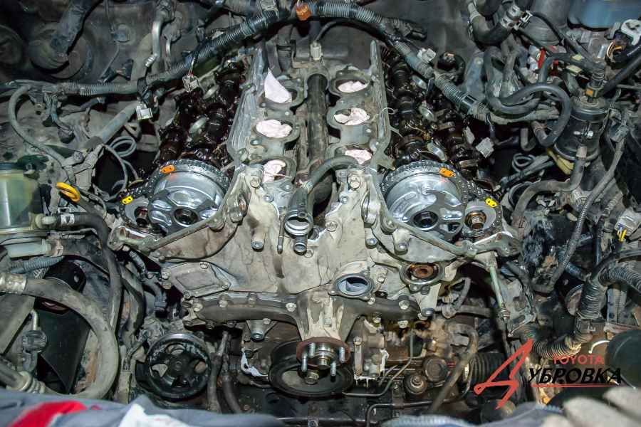 Замена цепи ГРМ двигателя 1-GR-FE Toyota Land Cruiser Prado 120. Часть 2 - фото 18