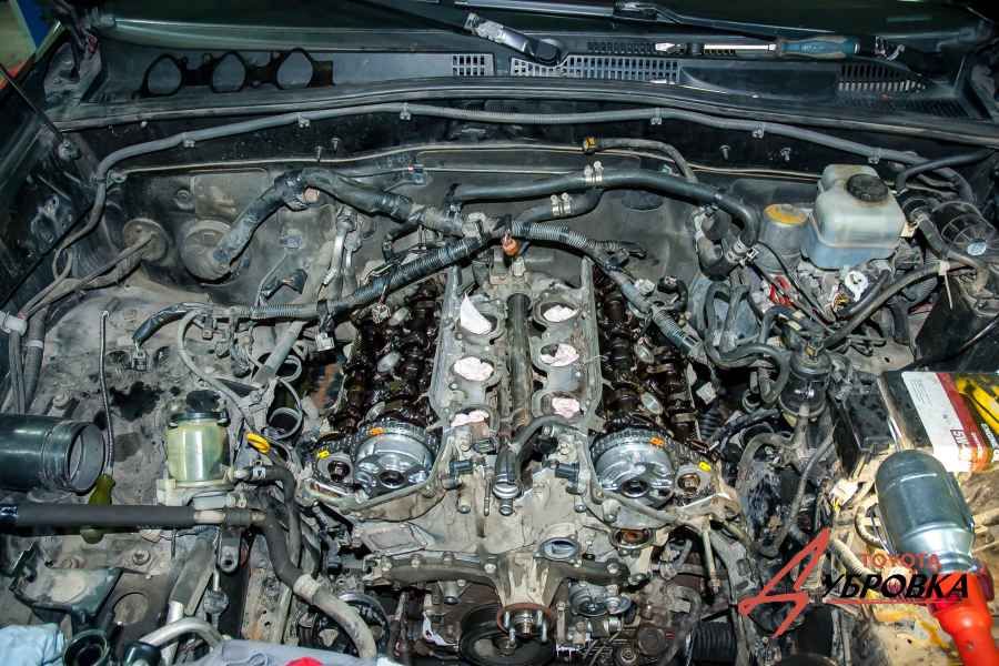 Замена цепи ГРМ двигателя 1-GR-FE Toyota Land Cruiser Prado 120. Часть 2 - фото 22