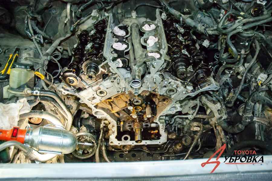 Замена цепи ГРМ двигателя 1-GR-FE Toyota Land Cruiser Prado 120. Часть 2 - фото 4