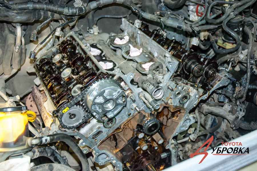 Замена цепи ГРМ двигателя 1-GR-FE Toyota Land Cruiser Prado 120. Часть 2 - фото 7