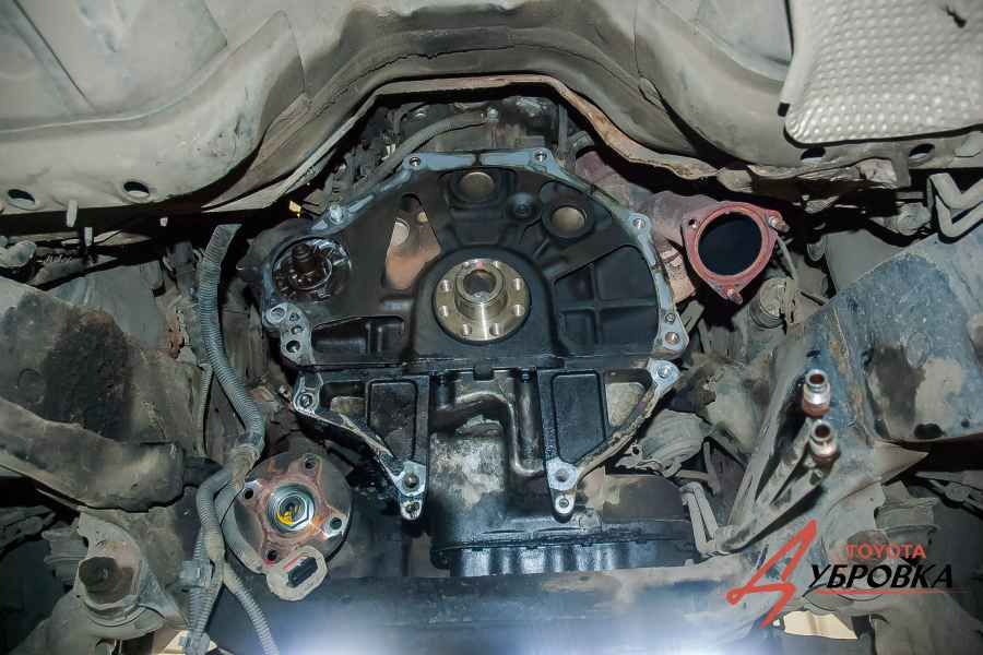 Замена заднего сальника коленчатого вала Toyota Land Cruiser Prado 150 Дизель - фото 7
